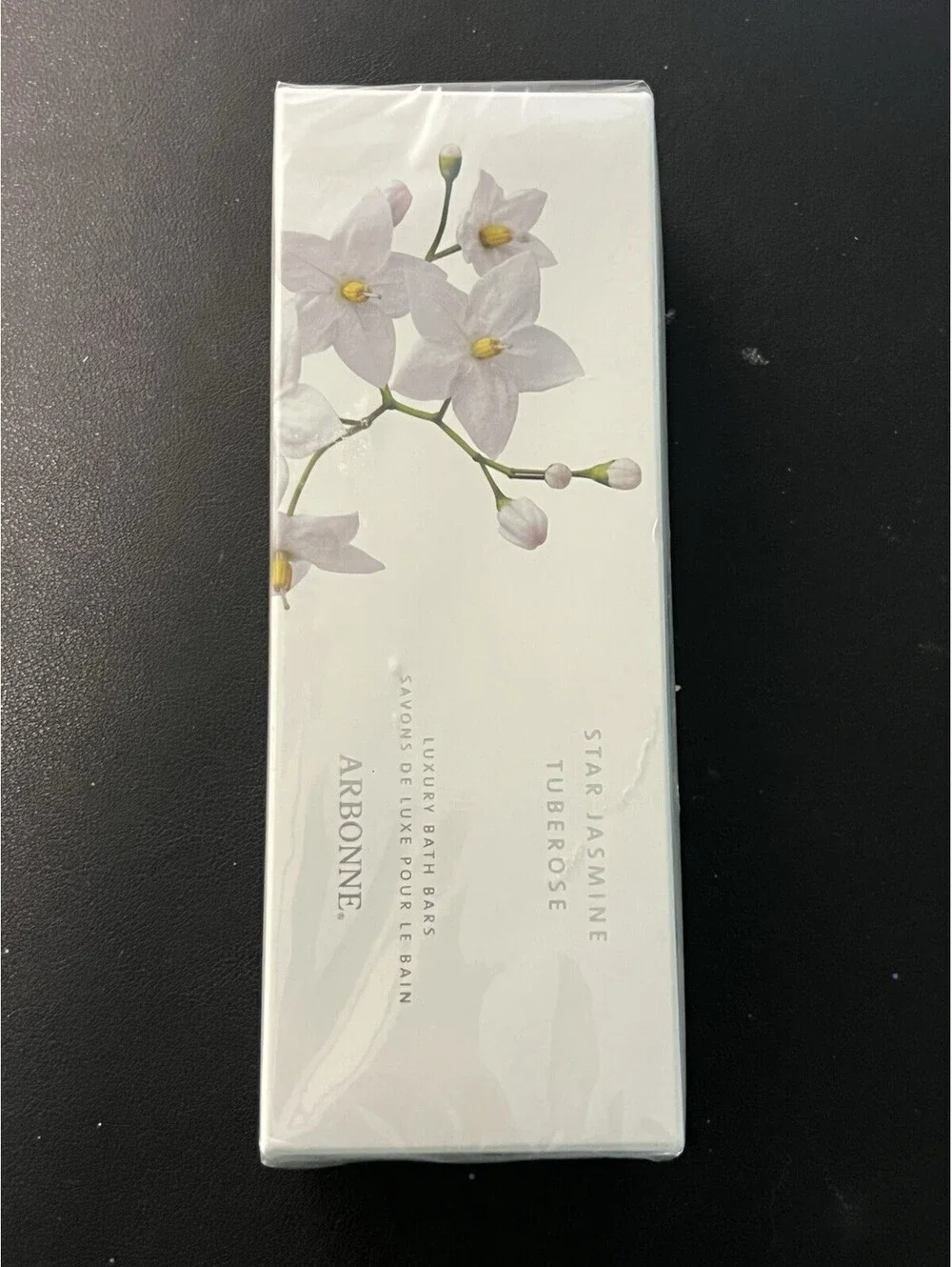 NIB Arbonne 2000s 2 Star Jasmine Tuberose Luxury Bath Bars Sealed FREE SHIPPING